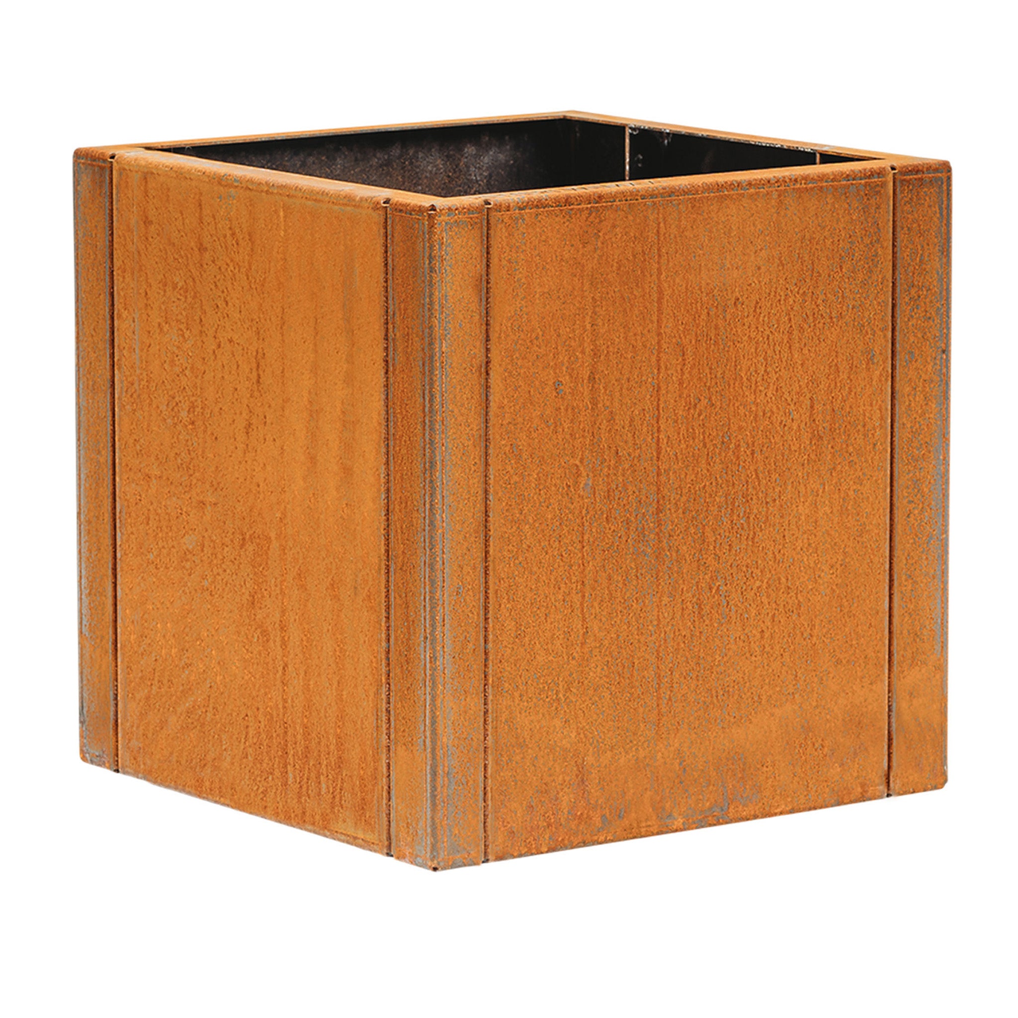 Corten-Teräs Istutusastia Neliö CLARA – 5 Kokoa