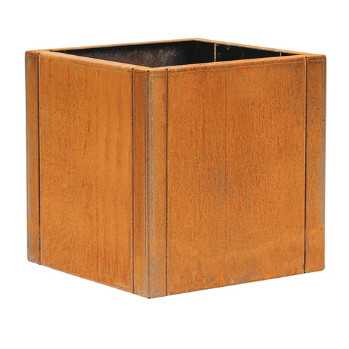 Corten-Teräs Istutusastia Neliö CLARA – 5 Kokoa