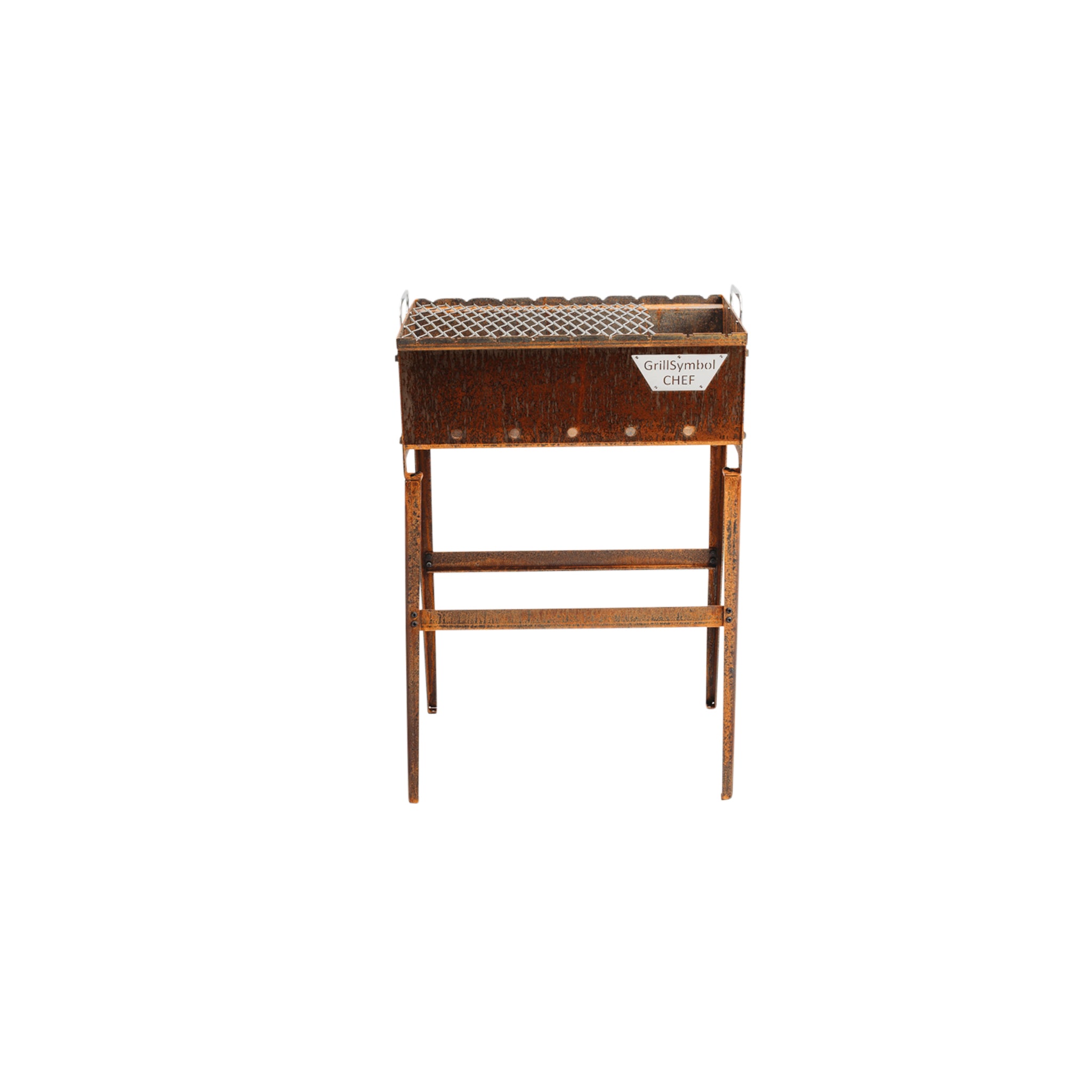 Hiiligrilli Naked Chef XS – Corten Teräs 55 × 35 × 77 cm
