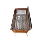 Hiiligrilli Naked Chef XXL – Cor-Ten Teräs 116 × 65 × 90 cm