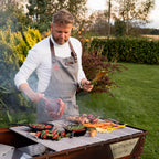 Hiiligrilli Naked Chef XXL – Cor-Ten Teräs 116 × 65 × 90 cm