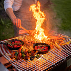 Hiiligrilli Naked Chef XXL – Cor-Ten Teräs 116 × 65 × 90 cm