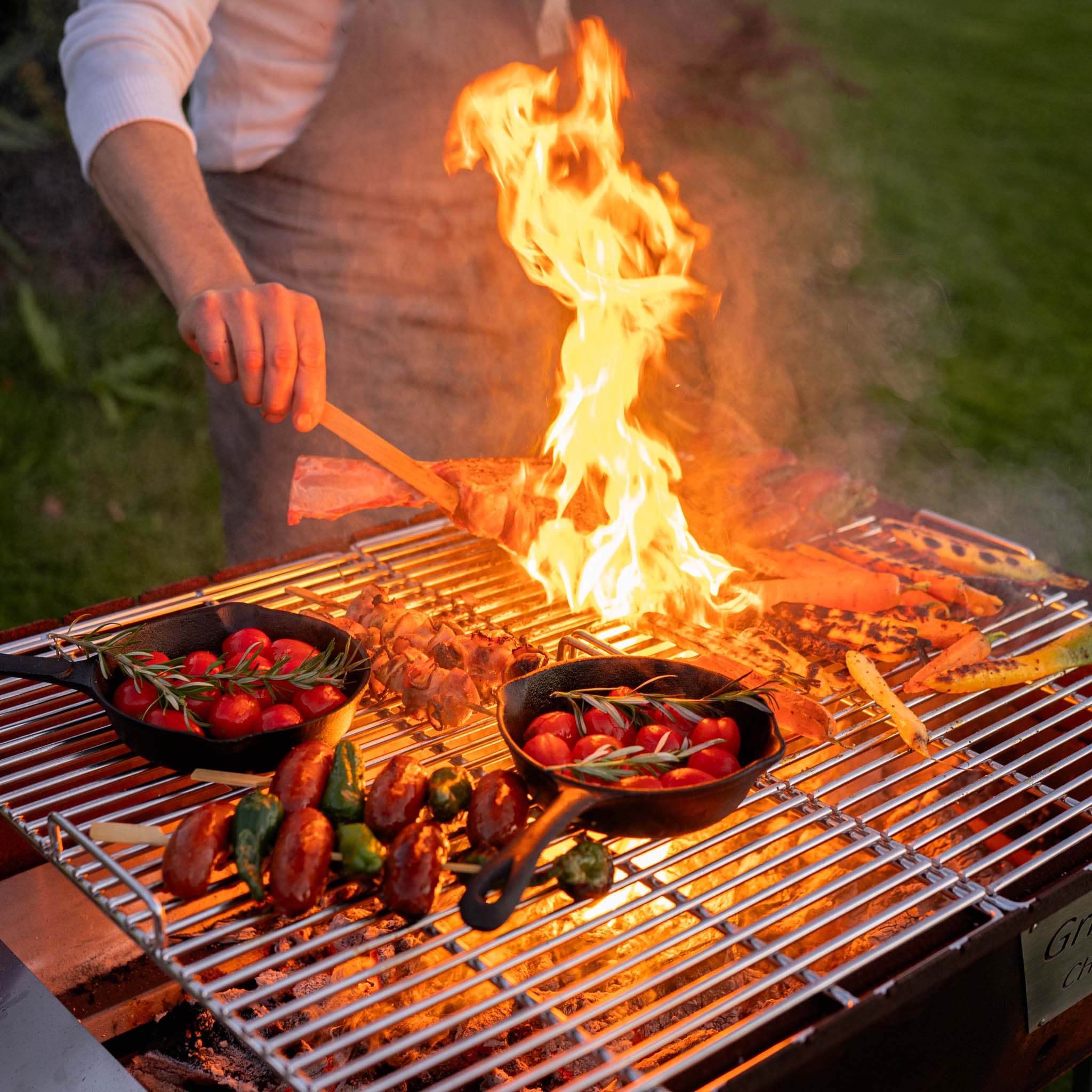 Hiiligrilli Naked Chef XXL – Cor-Ten Teräs 116 × 65 × 90 cm