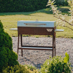 Hiiligrilli Chef – Corten Teräs 128 × 35 × 95 cm