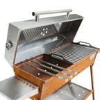Hiiligrilli Chef – Corten Teräs 128 × 35 × 95 cm