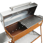 Hiiligrilli Chef – Corten Teräs 128 × 35 × 95 cm