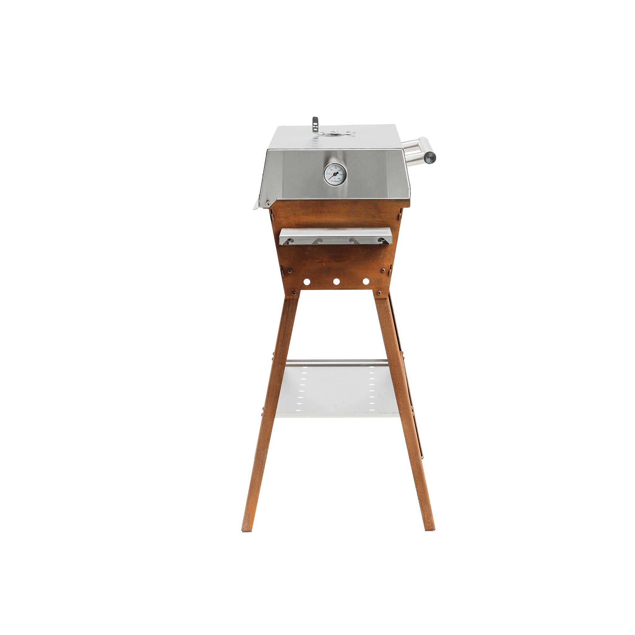 Hiiligrilli Chef XL – Corten Teräs 151 × 35 × 95 cm