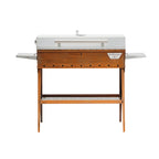 Hiiligrilli Chef – Corten Teräs 128 × 35 × 95 cm