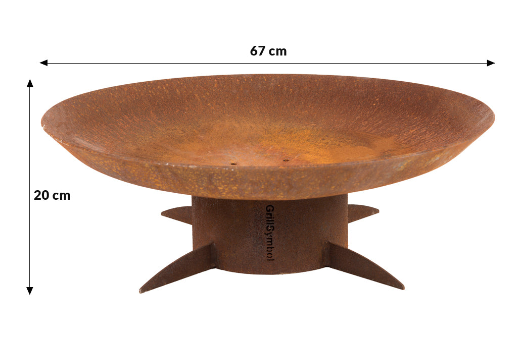Chiaro – Corten Teräs Ulkotulisija ø 67 cm