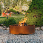 Elias – Corten Teräs Ulkotulisija ø 88 cm