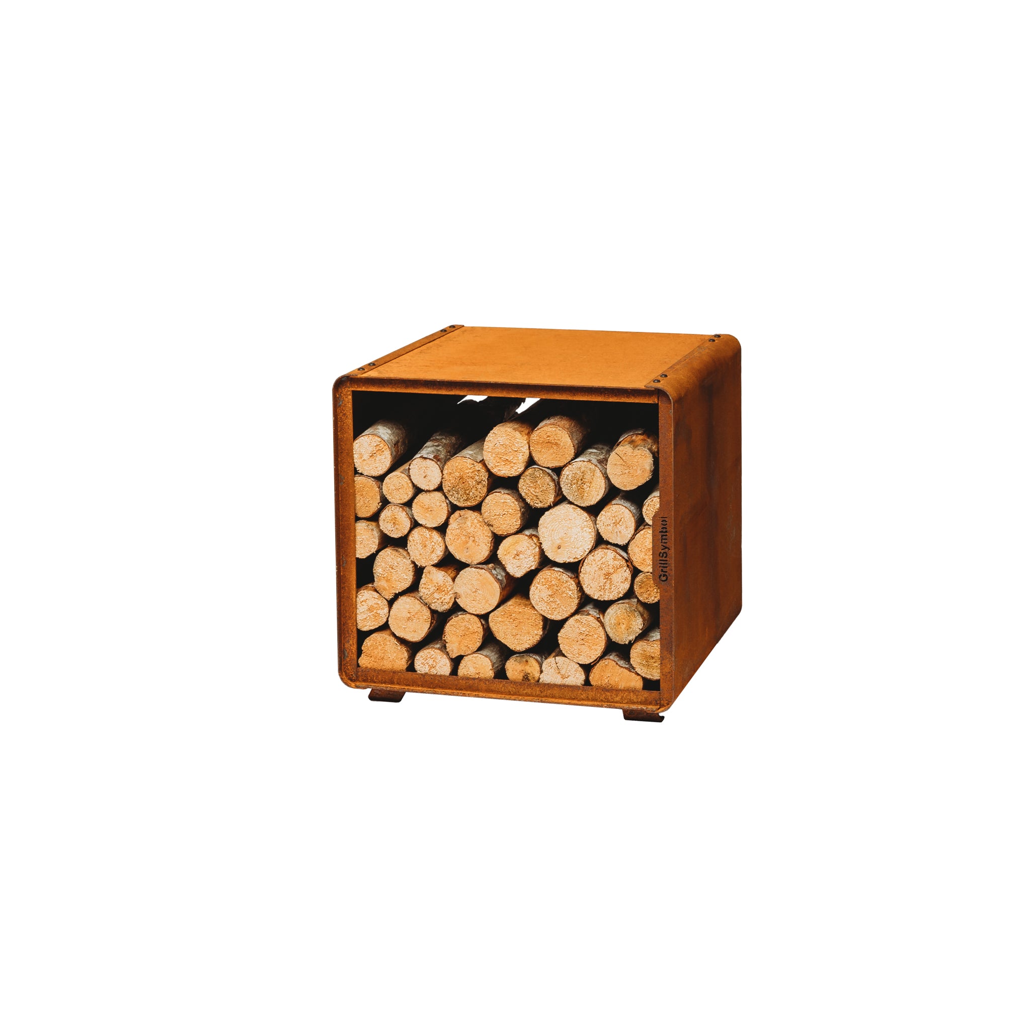 Puukori Enzo S – Corten Teräs 48 × 47 × 37 cm