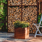 Corten-Teräs Istutusastia Neliö FIORA – 5 Kokoa