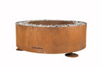 Luna – Corten Teräs Ulkotulisija ø 119 cm