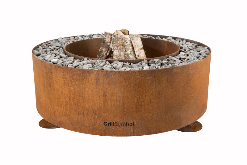 Luna – Cor-Ten Ulkotulisija ø 119 cm