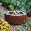 Luna – Corten Teräs Ulkotulisija ø 119 cm
