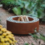 Luna – Corten Teräs Ulkotulisija ø 119 cm