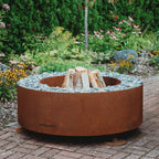 Luna – Corten Teräs Ulkotulisija ø 119 cm