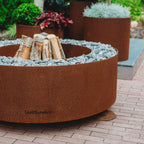 Luna – Corten Teräs Ulkotulisija ø 119 cm