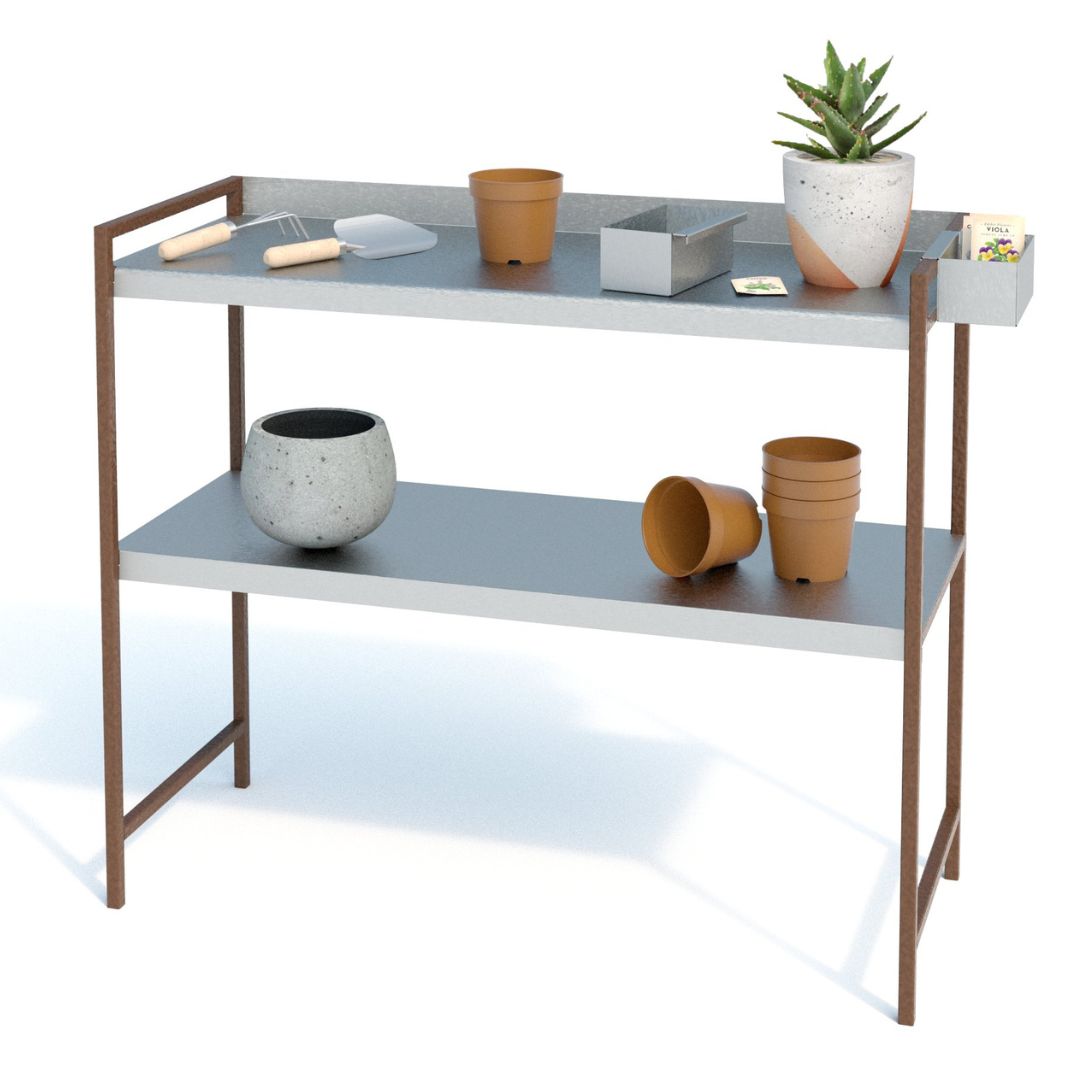 Istutuspöytä Metalli – 112 × 45 × 90 cm