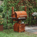 Savustusgrilli Smoky Beast – Corten Teräs 70 × 50 cm