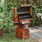 Savustusgrilli Smoky Beast – Corten Teräs 70 × 50 cm