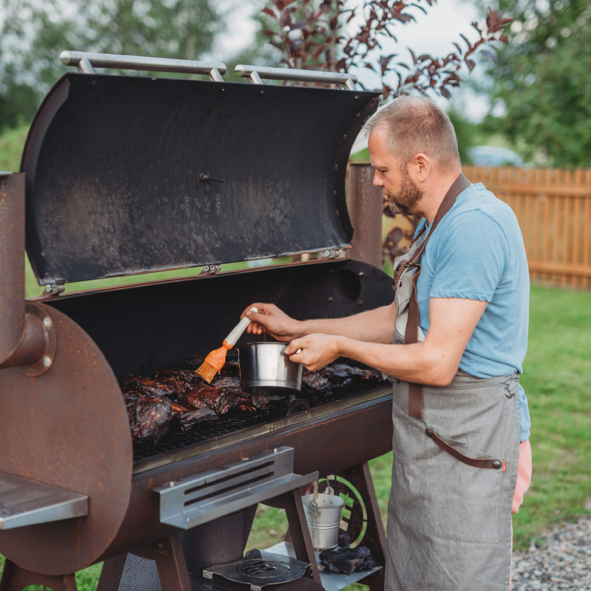 Savustusgrilli Smoky Beast XL – Corten Teräs 1,29 m²