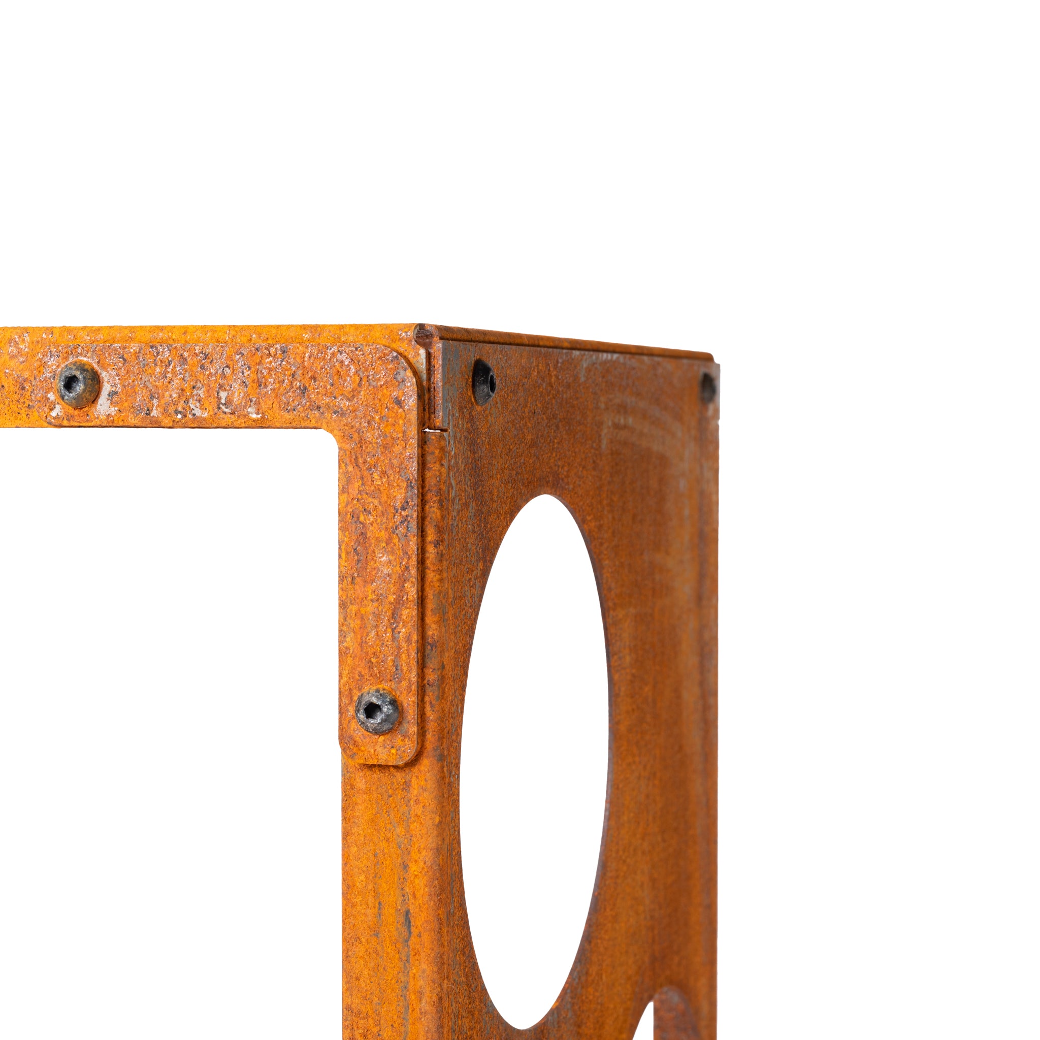 Halkoteline Woodstock 1 – Corten Teräs 60 × 37 × 170 cm