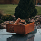 Piazza – Corten Teräs Ulkotulisija 50 × 50 cm