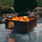Piazza – Corten Teräs Ulkotulisija 50 × 50 cm