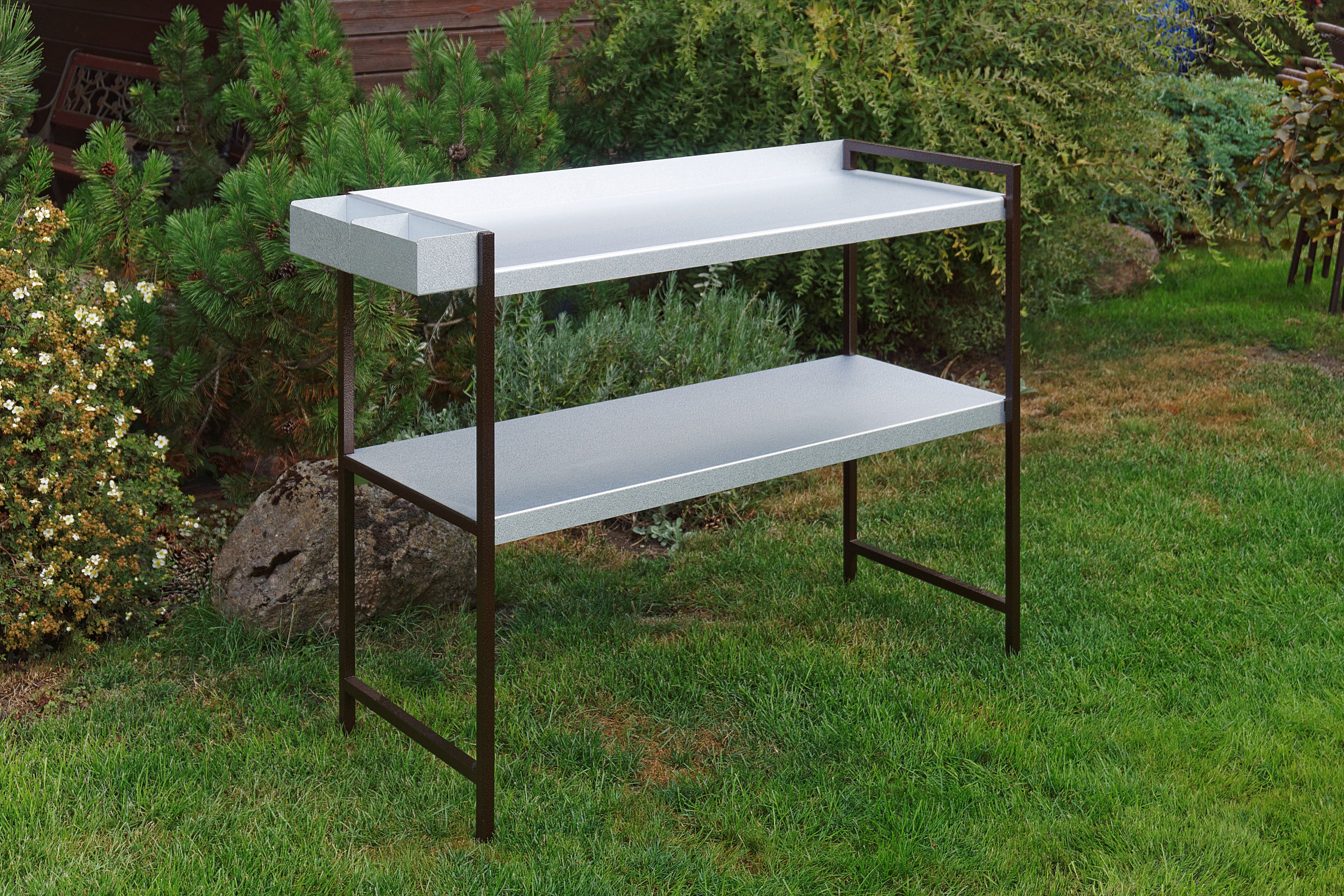 Istutuspöytä Metalli – 112 × 45 × 90 cm