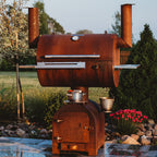 Savustusgrilli Smoky Beast – Corten Teräs 70 × 50 cm