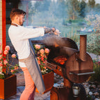 Savustusgrilli Smoky Beast – Corten Teräs 70 × 50 cm