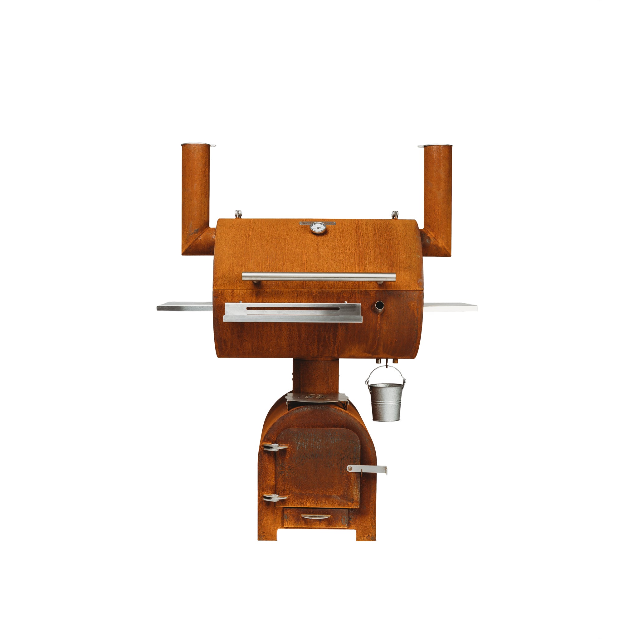 Savustusgrilli Smoky Beast – Corten Teräs 70 × 50 cm