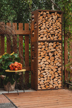Halkoteline Woodstock 1 – Corten Teräs 60 × 37 × 170 cm